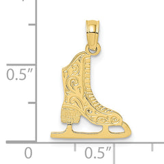 10K Ice Skate Charm