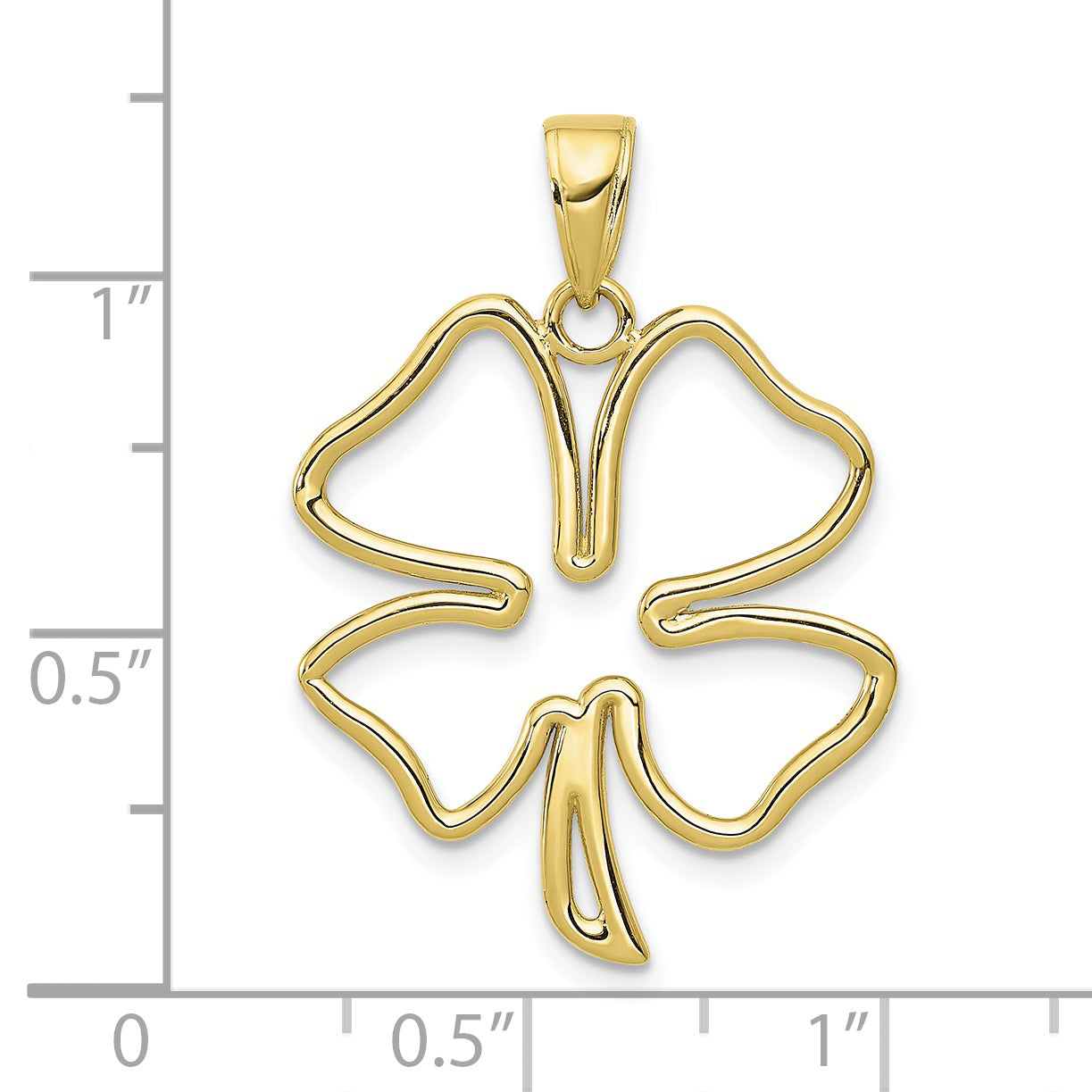 10k 4-Leaf Clover Pendant