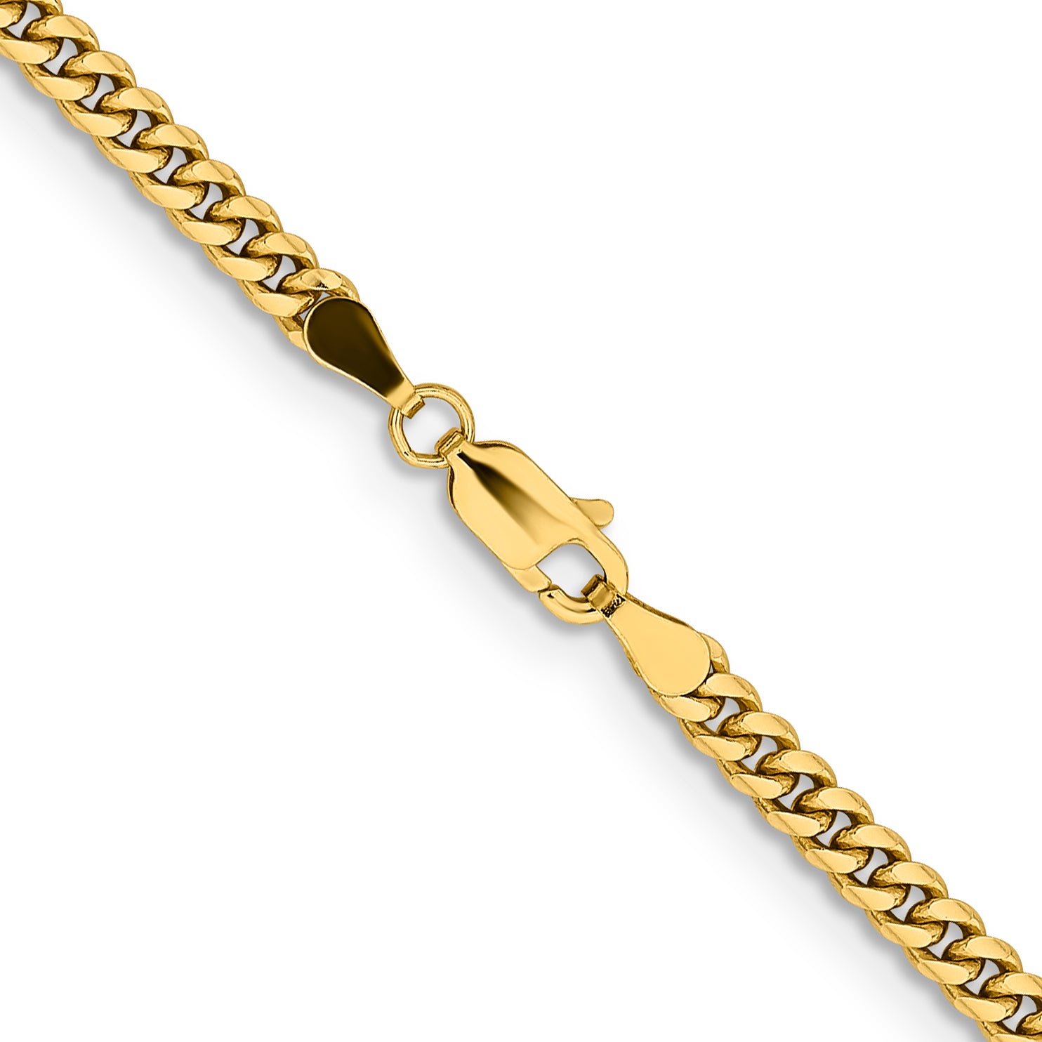 10K 3.5mm Solid Miami Cuban Chain