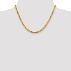 10K 4.25mm Solid Miami Cuban Chain