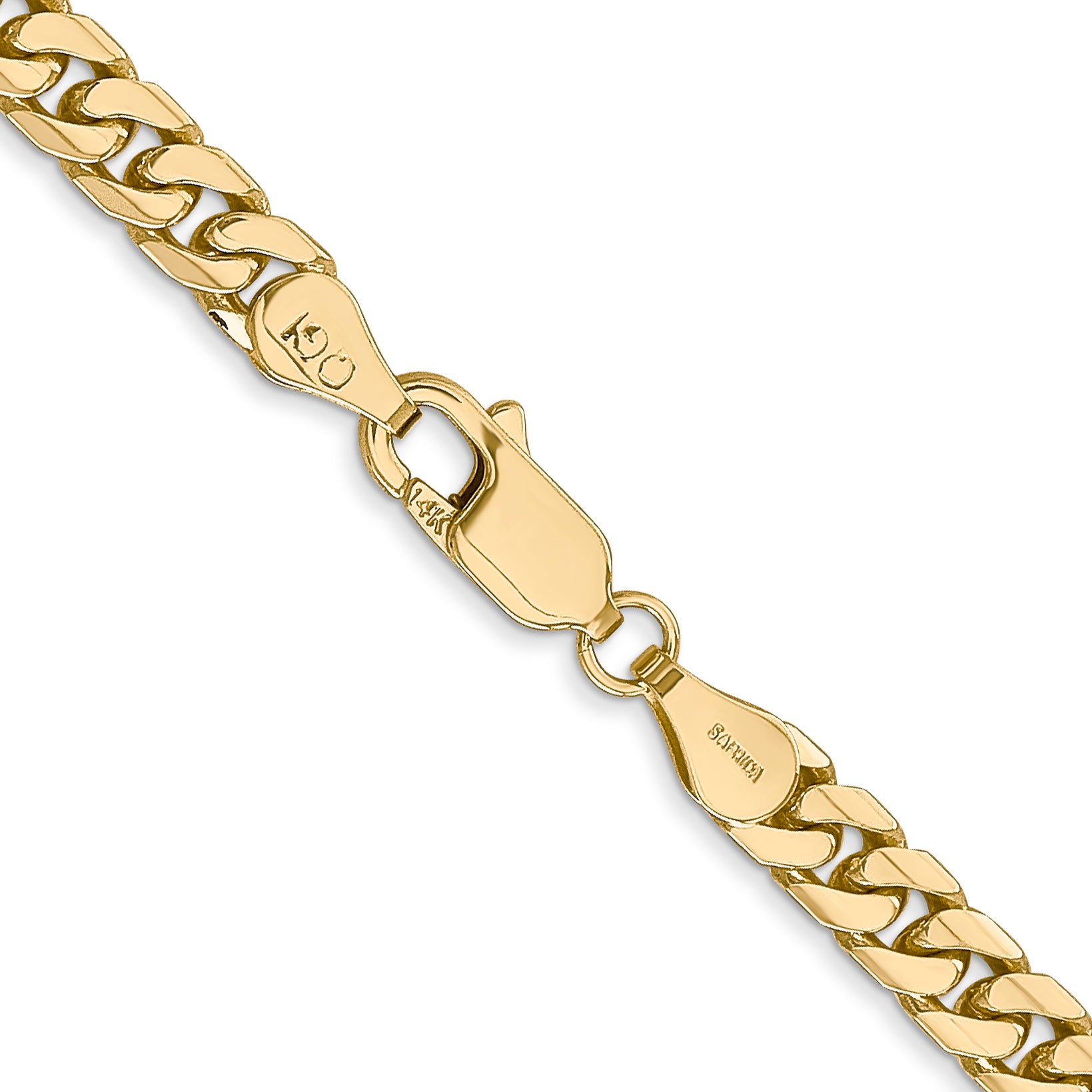 10K 4.3mm Solid Miami Cuban Chain