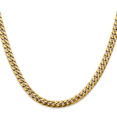 10K 5mm Solid Miami Cuban Chain