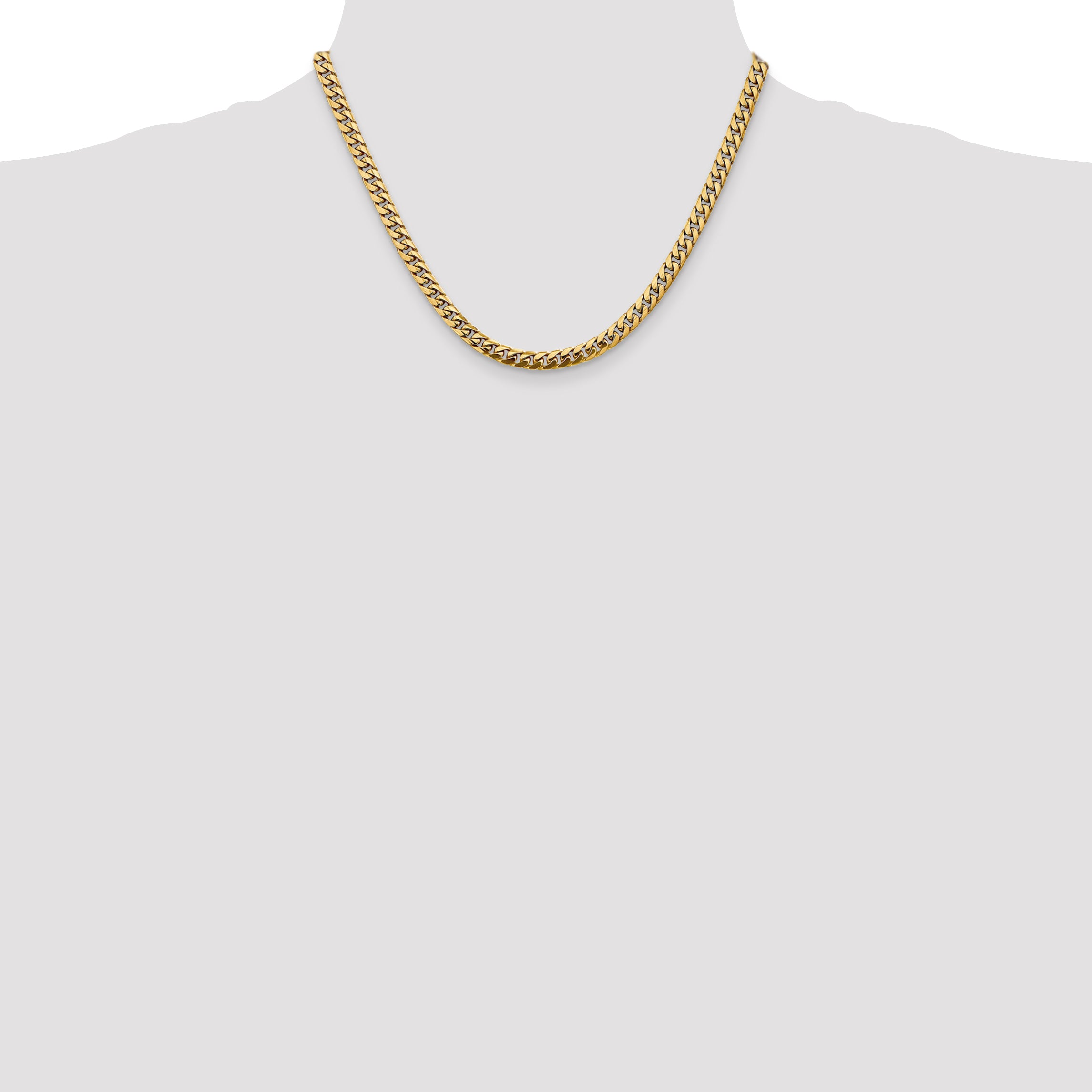 10K 5mm Solid Miami Cuban Chain