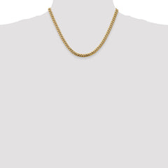 10K 5mm Solid Miami Cuban Chain