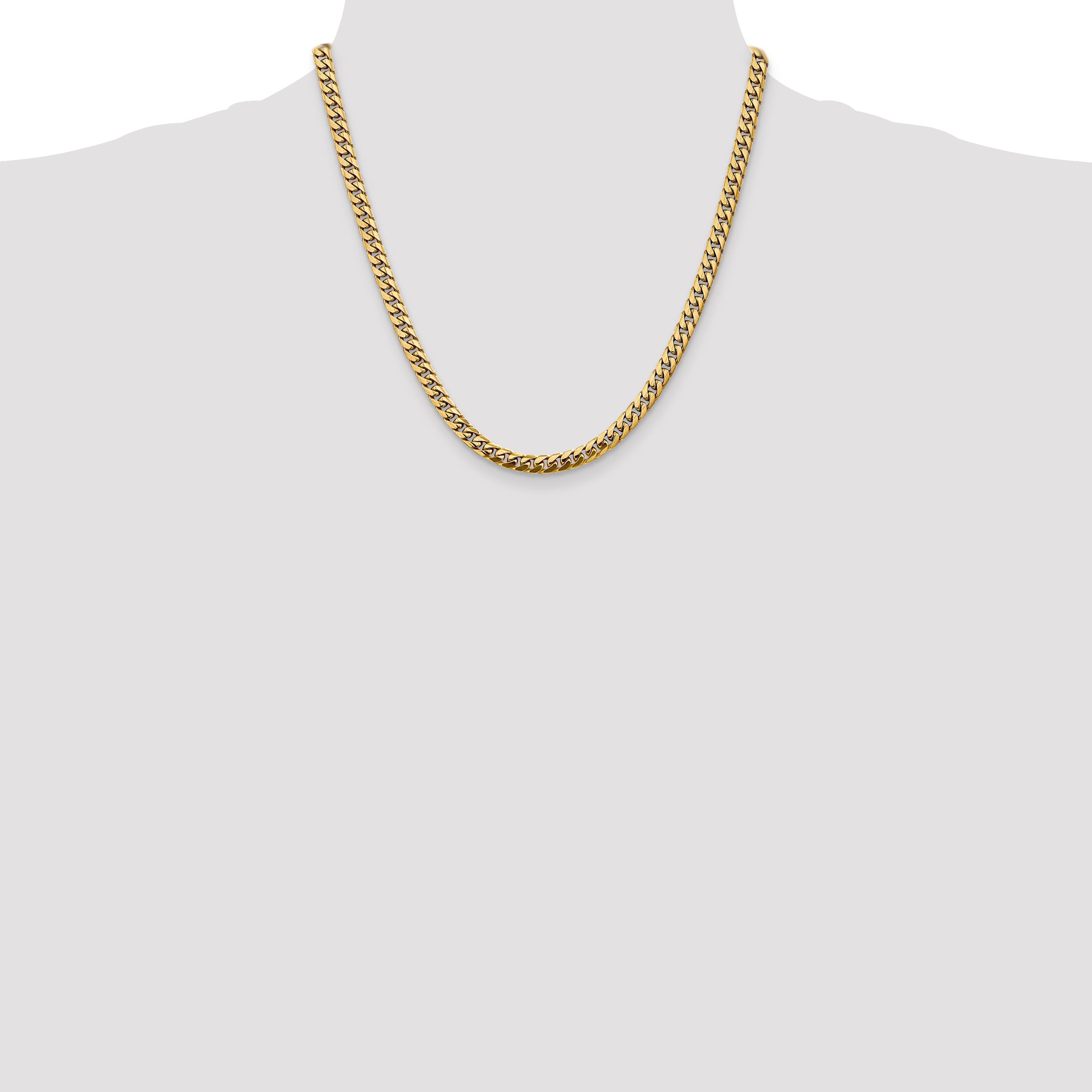 10K 5mm Solid Miami Cuban Chain