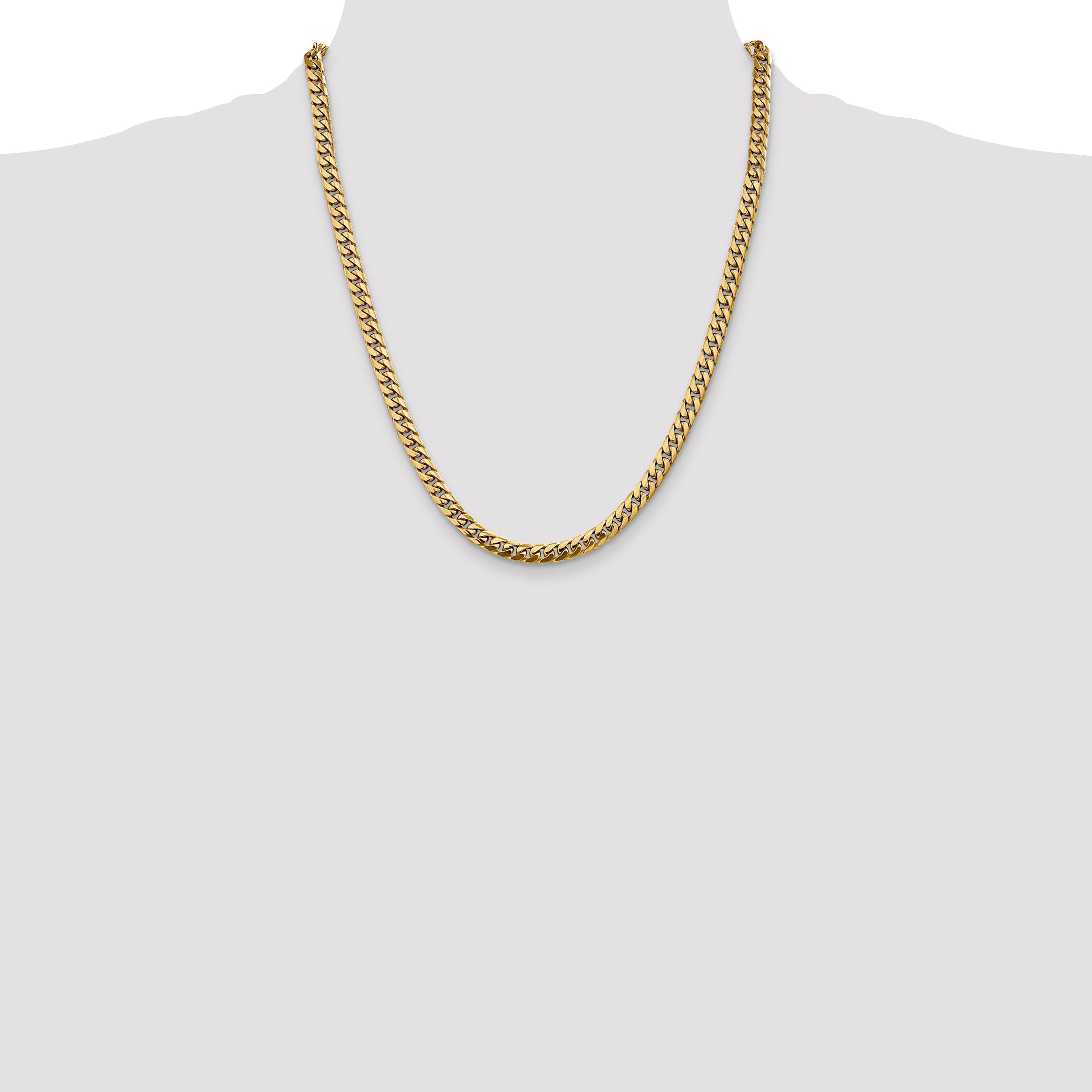 10K 5mm Solid Miami Cuban Chain