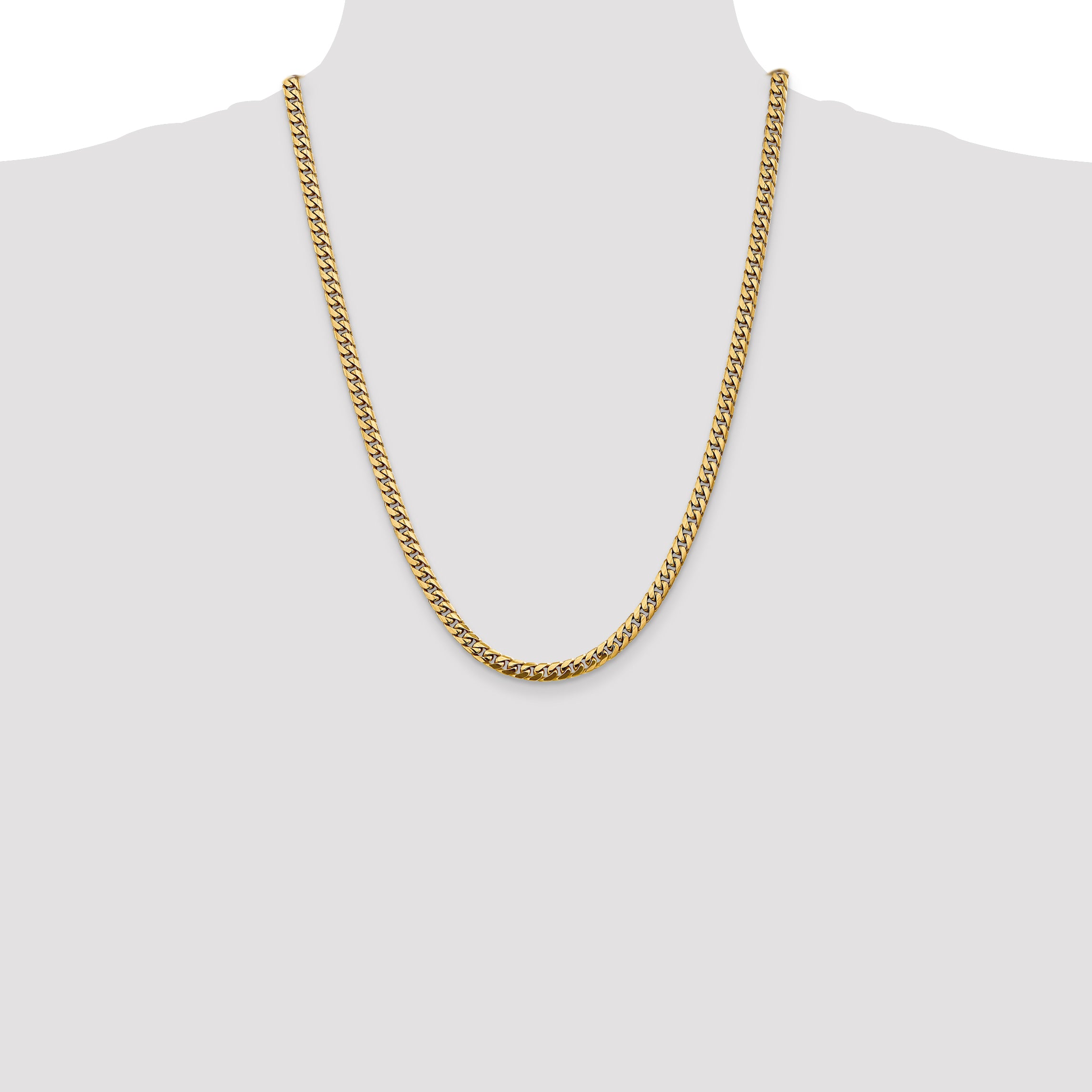 10K 5mm Solid Miami Cuban Chain