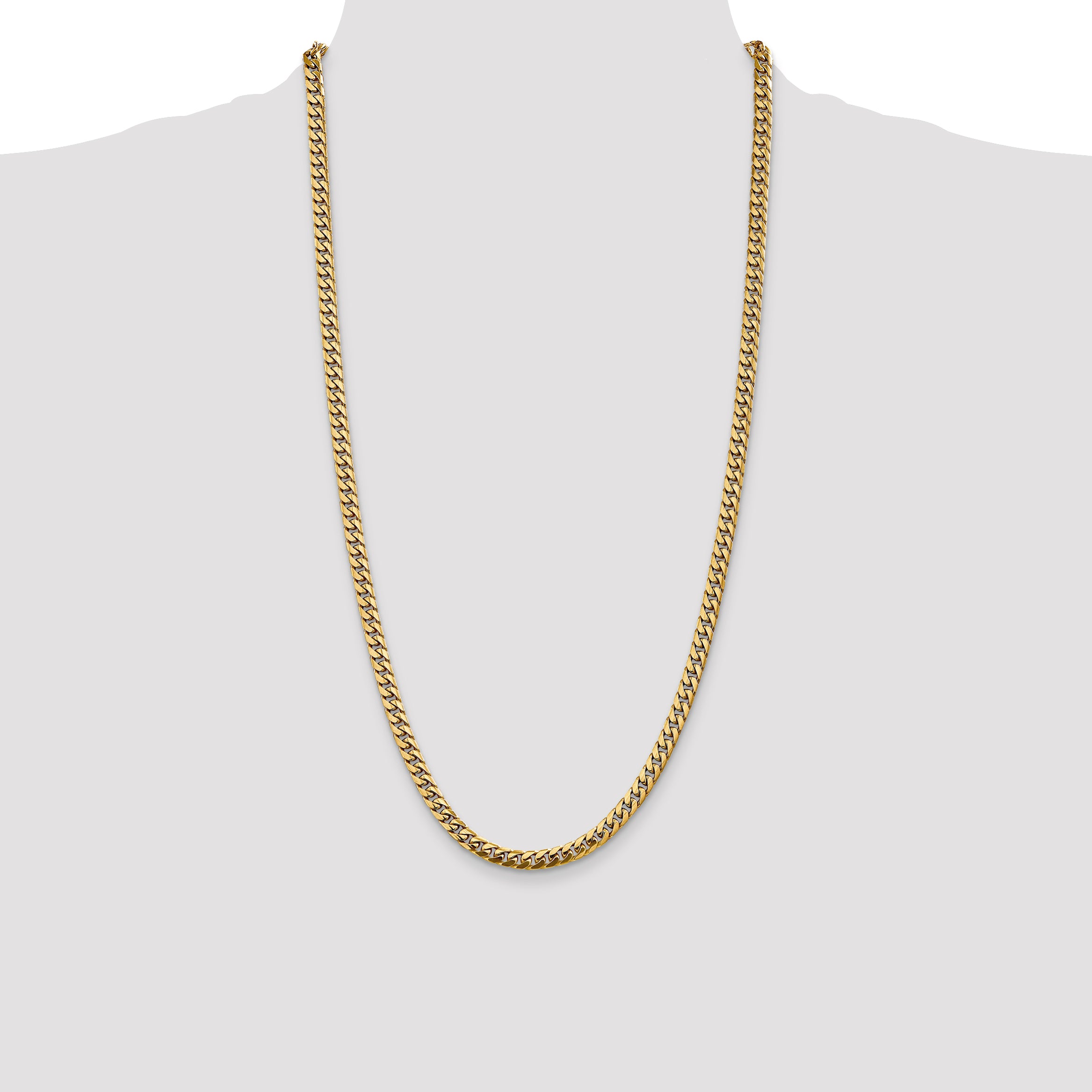 10K 5mm Solid Miami Cuban Chain