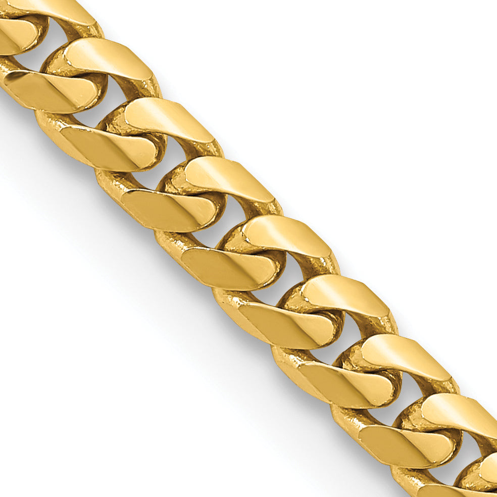 10K 5mm Solid Miami Cuban Chain