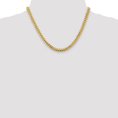 10K 5.5mm Solid Miami Cuban Chain