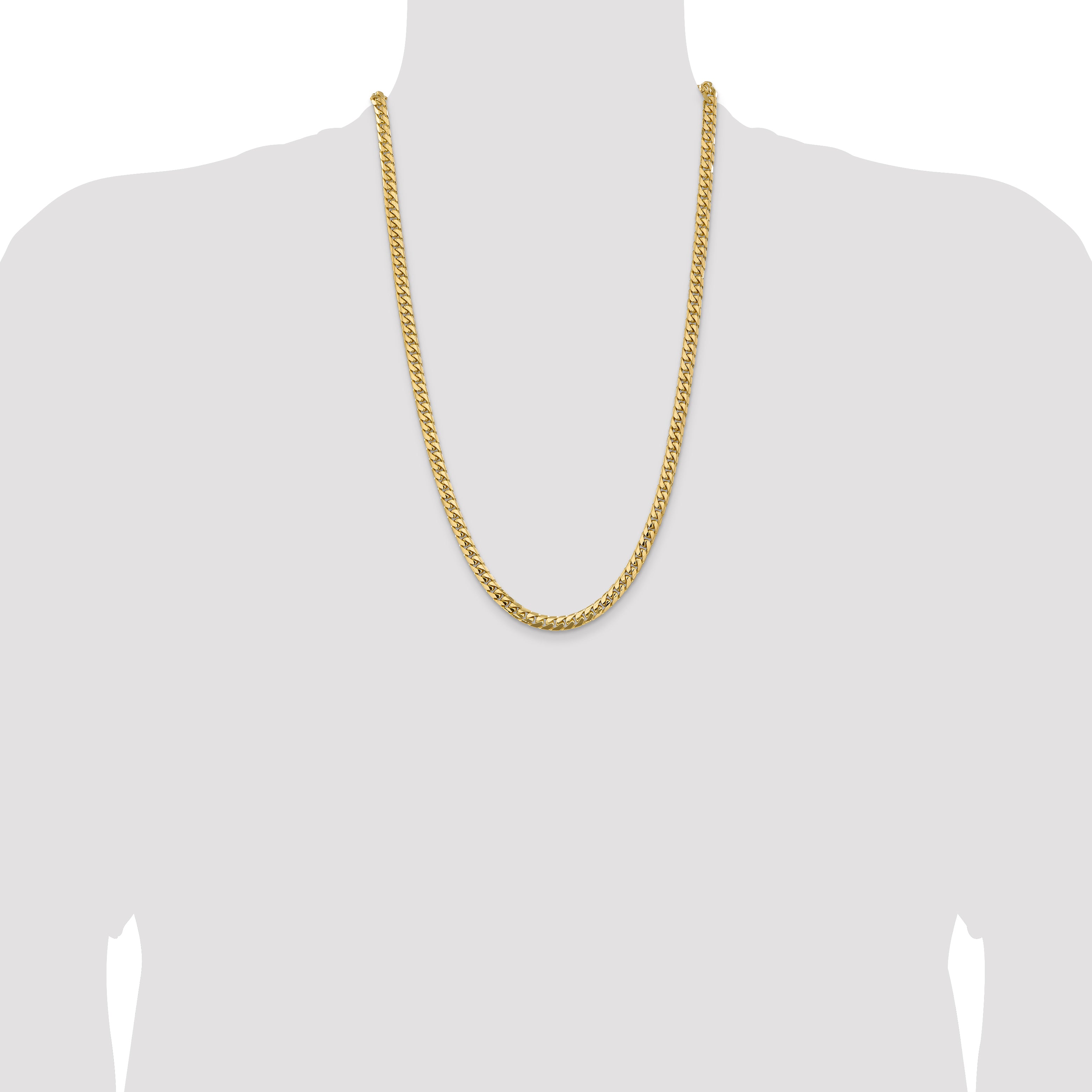 10K 5.5mm Solid Miami Cuban Chain