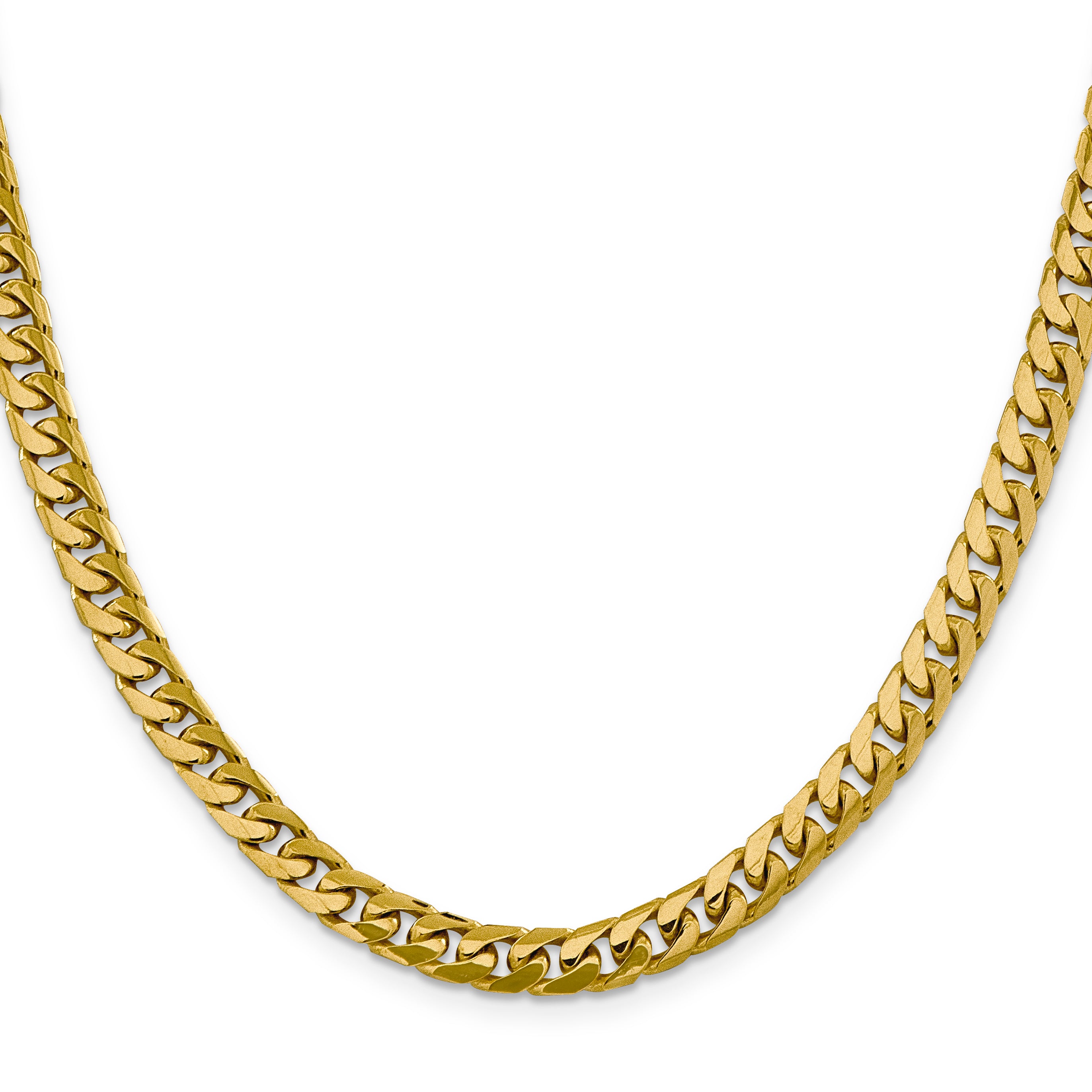 10K 6.25mm Solid Miami Cuban Chain