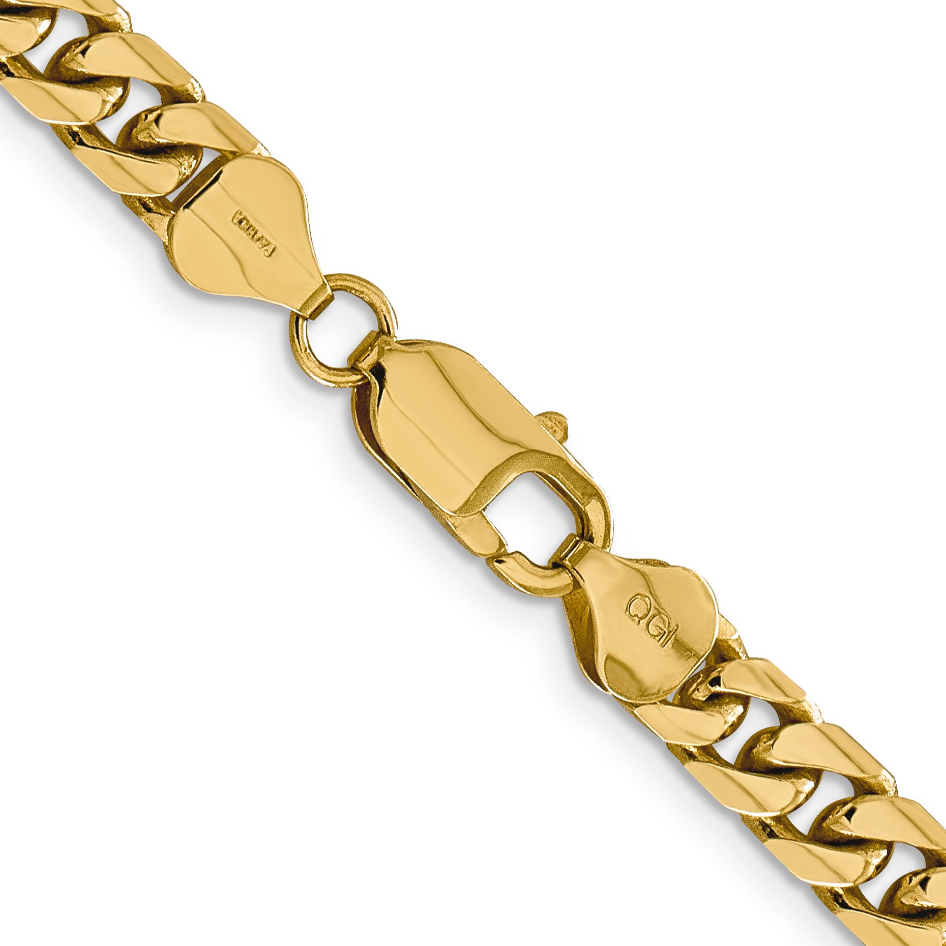 10K 6.25mm Solid Miami Cuban Chain