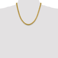 10K 6.25mm Solid Miami Cuban Chain