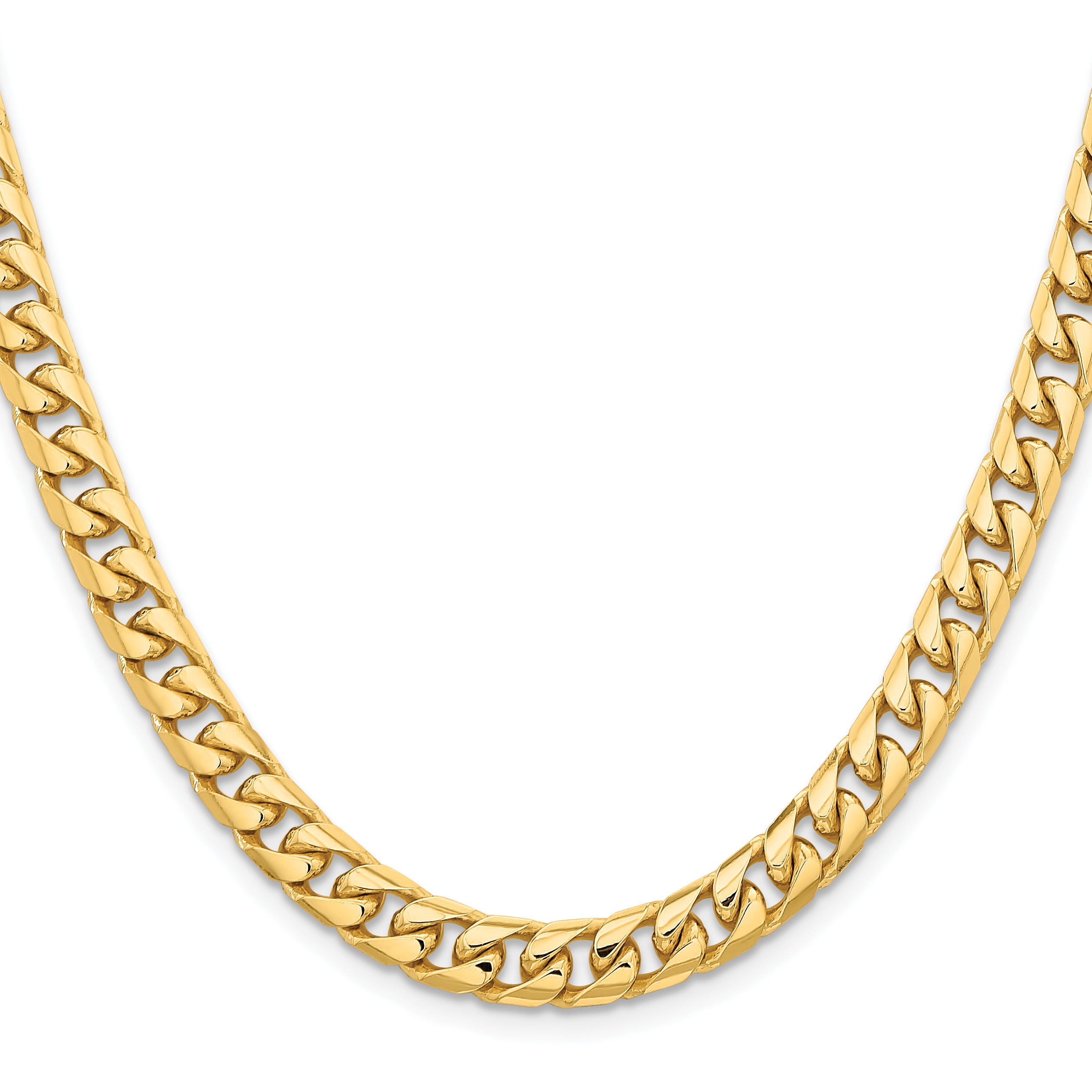 10K 6.75mm Solid Miami Cuban Chain