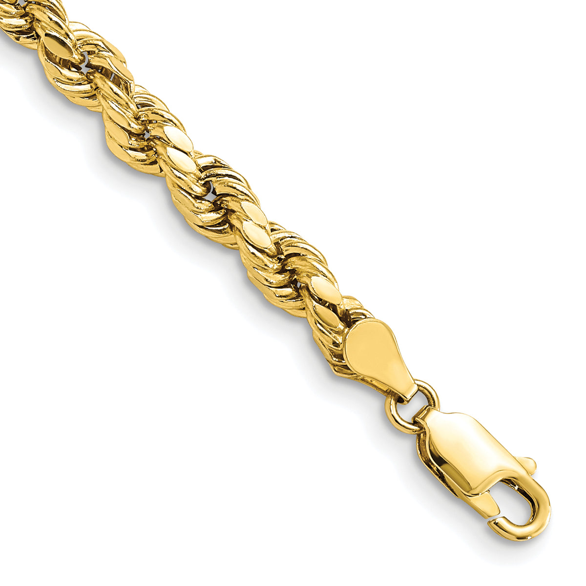 10k 4.9mm Semi-solid D/C Rope Chain