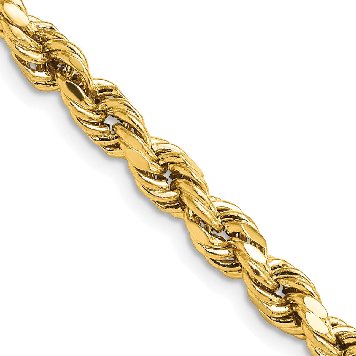 10k 5.5mm Semi-solid D/C Rope Chain