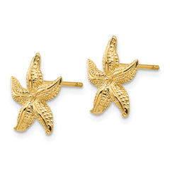 10k Starfish Earrings