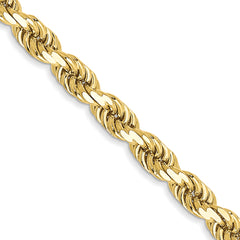 10k 3.5mm Diamond-cut Rope Chain