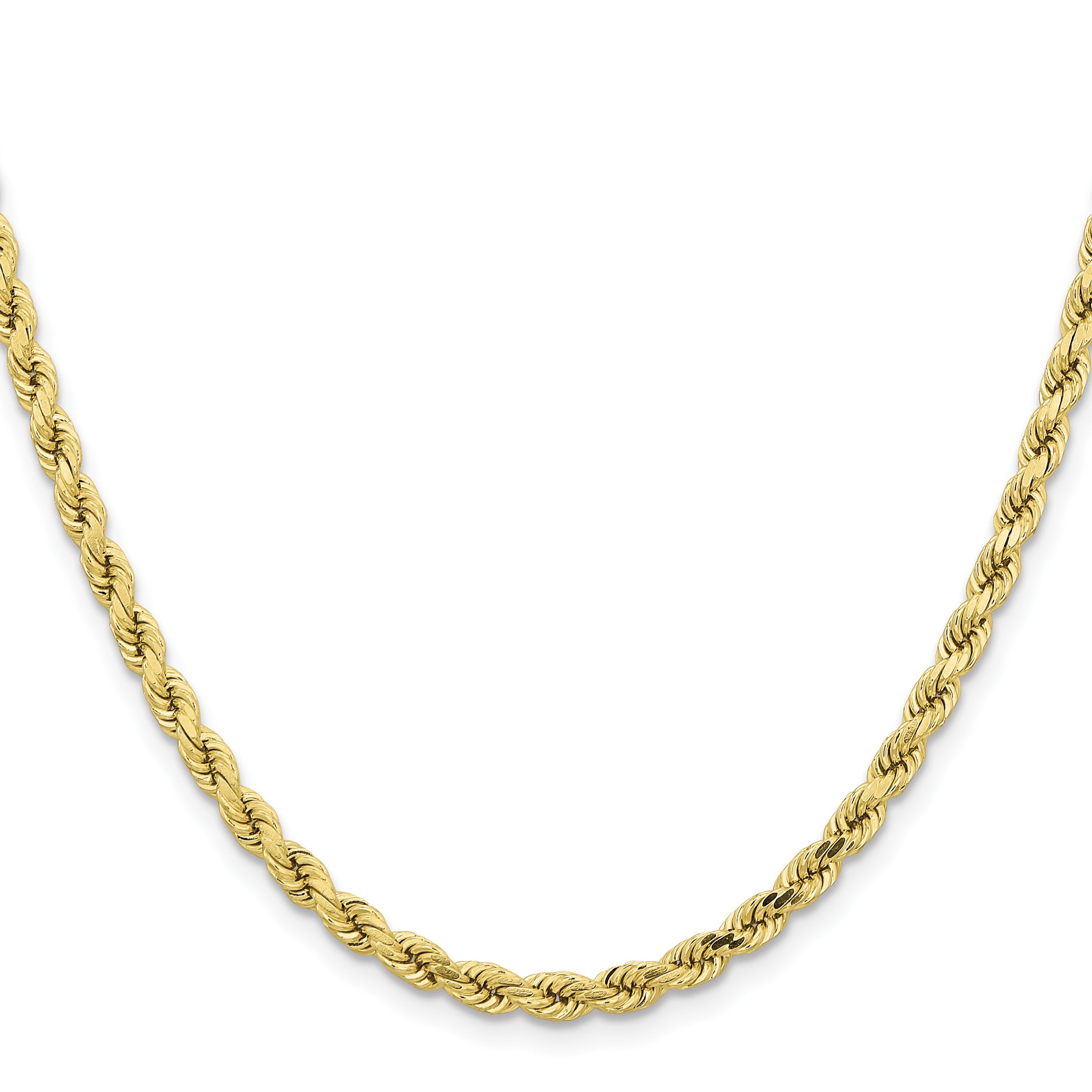 10k 4.25mm Diamond-cut Rope Chain