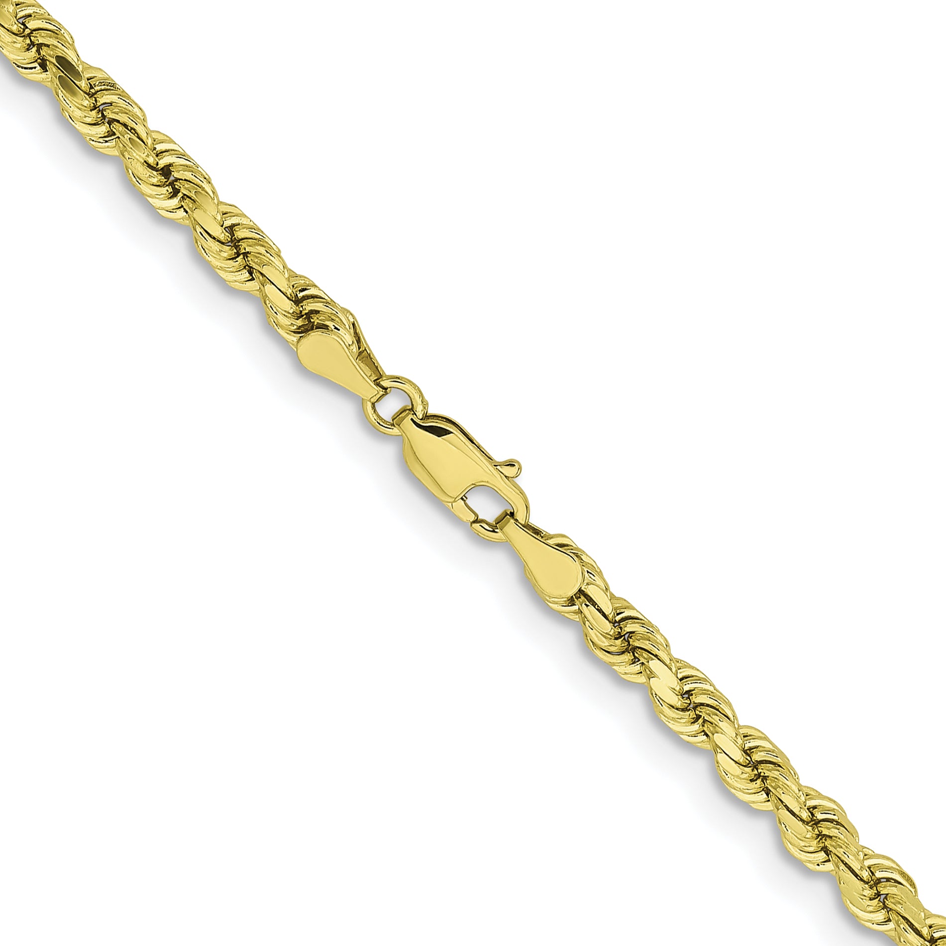 10k 4.25mm Diamond-cut Rope Chain