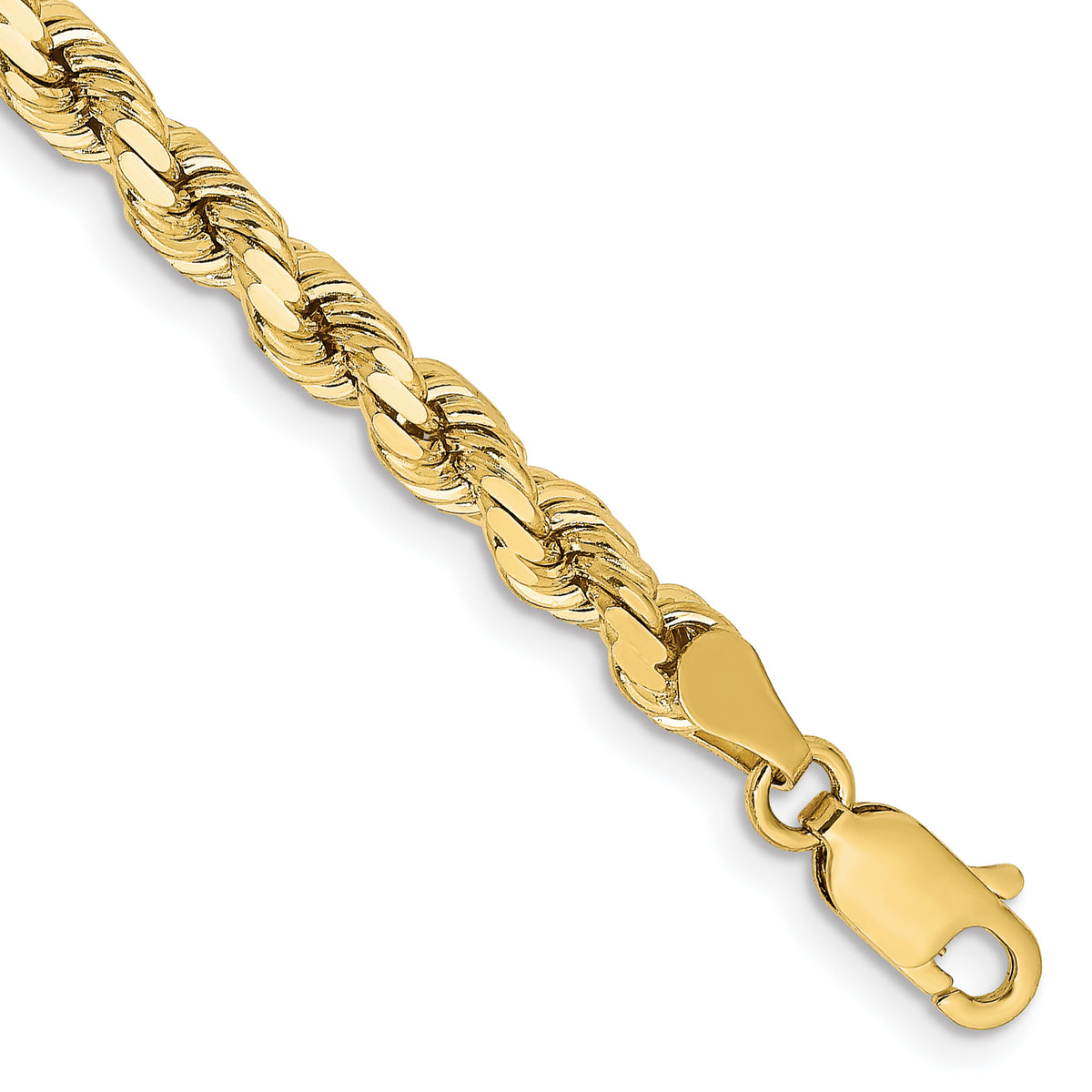 10k 4.25mm Diamond-cut Rope Chain