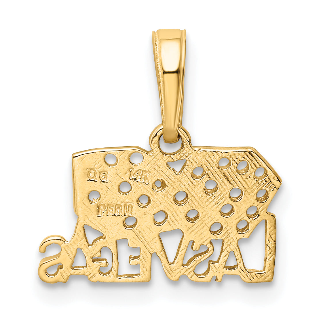 10k LAS VEGAS w/Dice Pendant