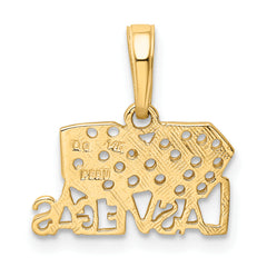 10k LAS VEGAS w/Dice Pendant