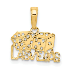 10k LAS VEGAS w/Dice Pendant