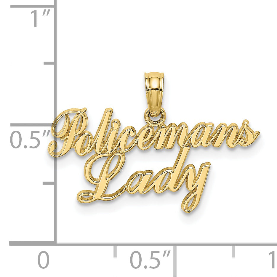 10k POLICEMAN'S LADY Charm