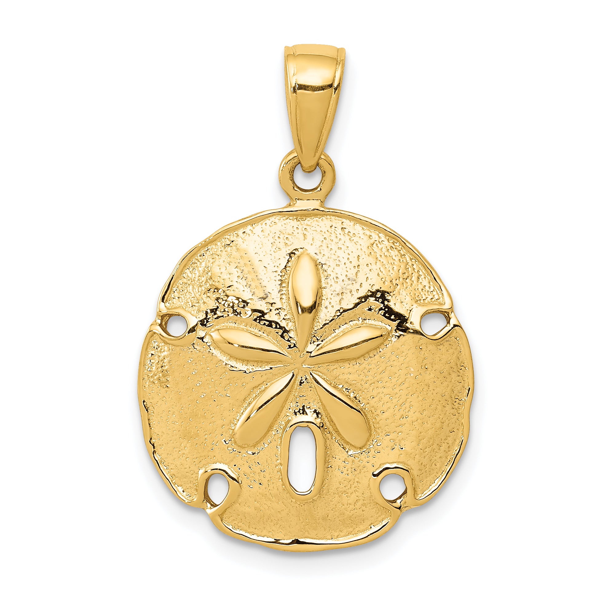 10k Sand Dollar Pendant