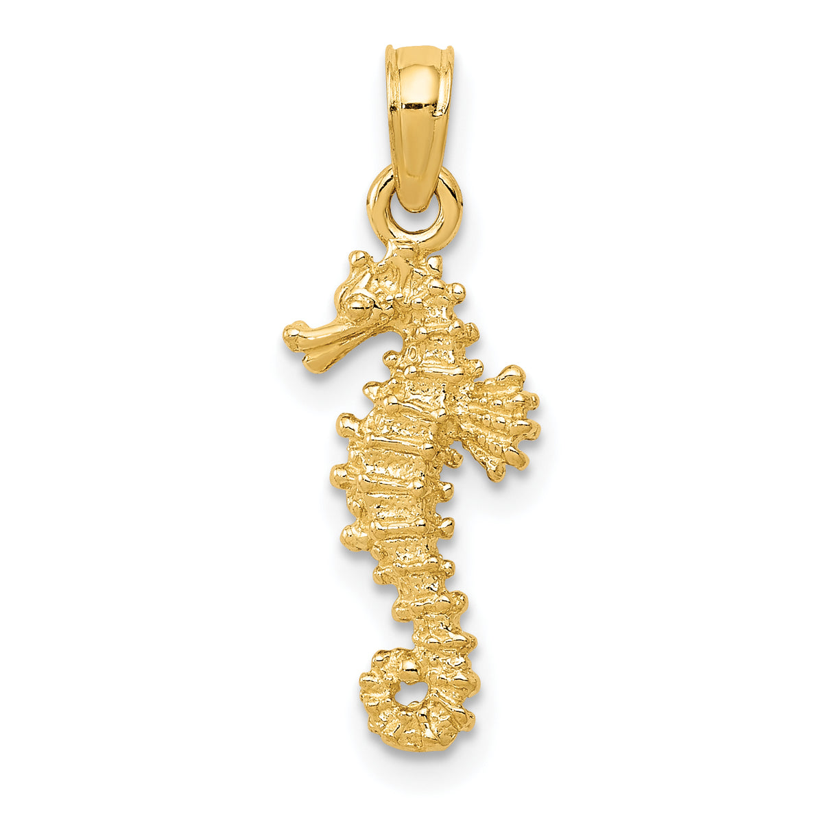 10k Seahorse Pendant