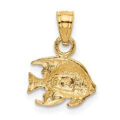 10K Fish Pendant