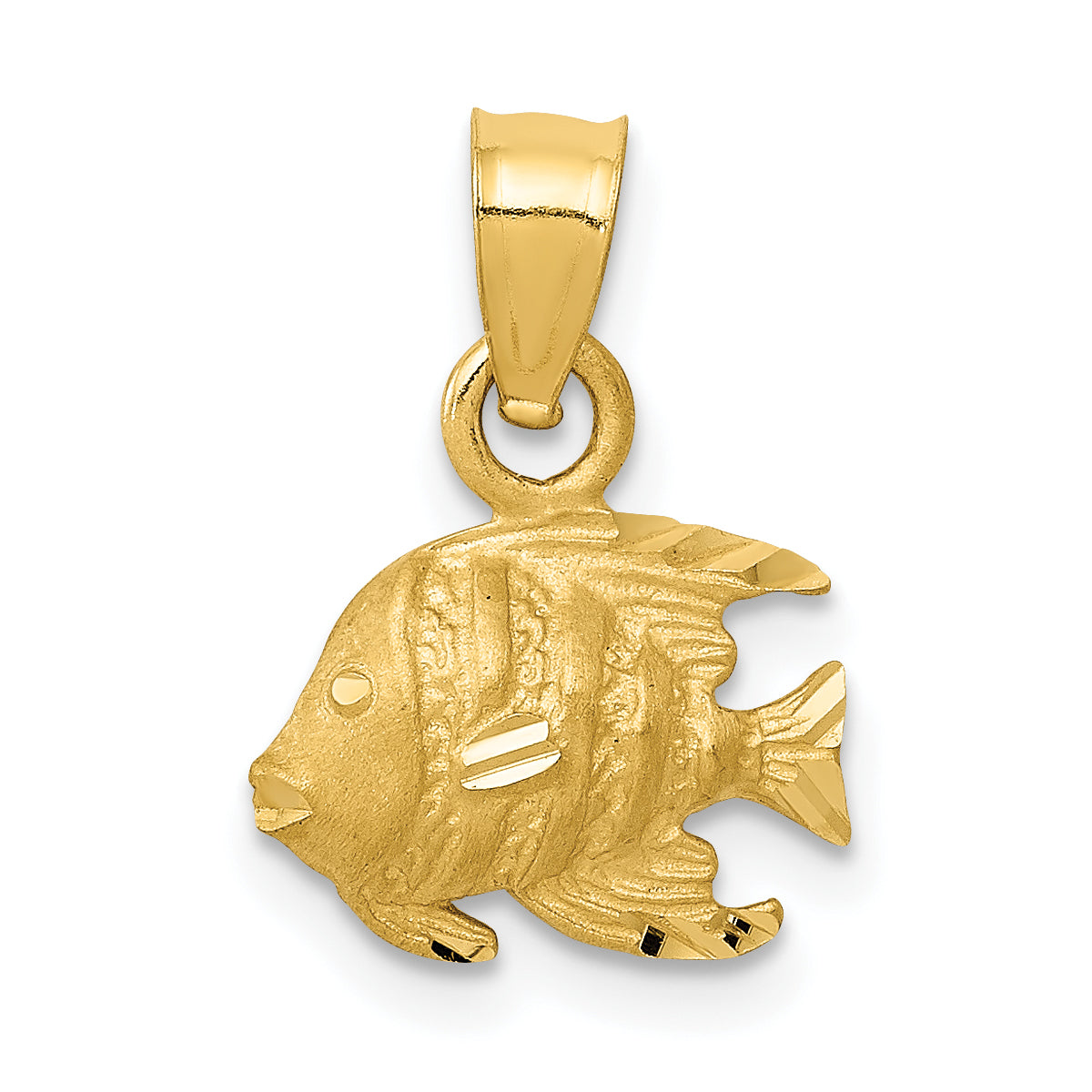 10K Fish Pendant