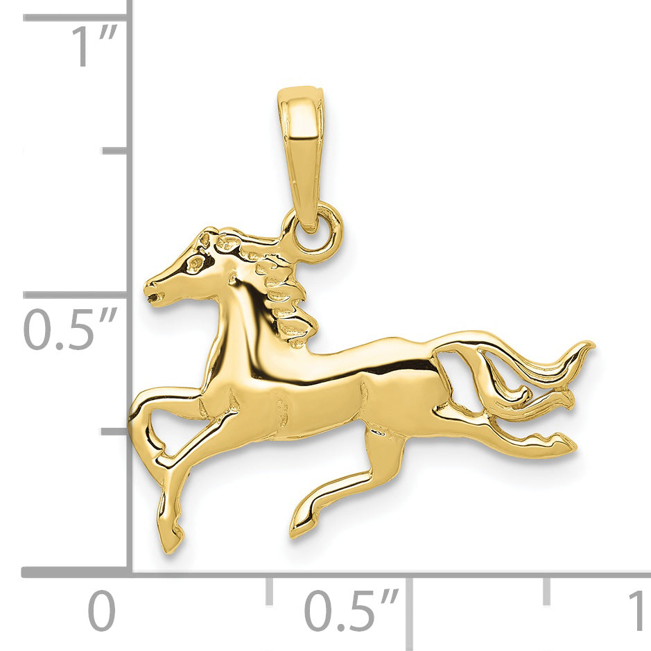 10K Horse Pendant