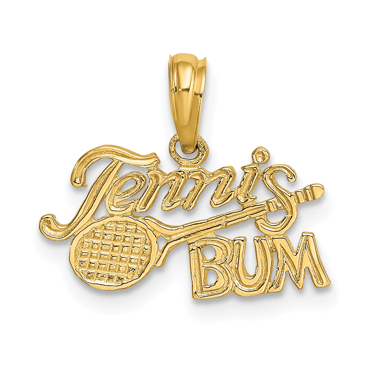 10K TENNIS BUM with Racquet Charm