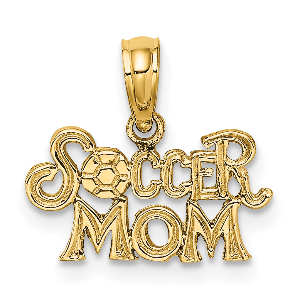 10K SOCCER MOM Charm