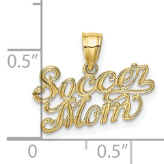 10K SOCCER MOM Charm