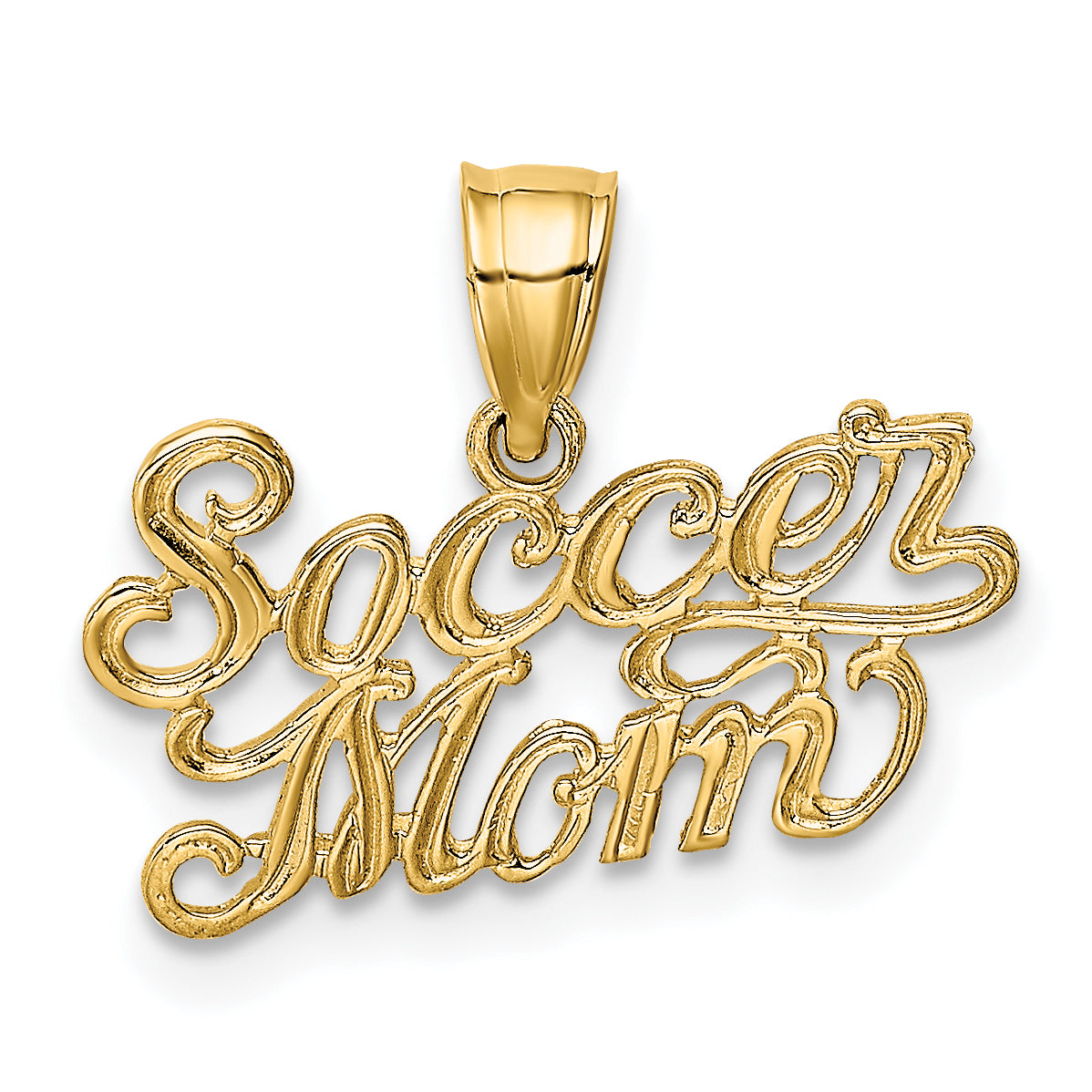 10K SOCCER MOM Charm