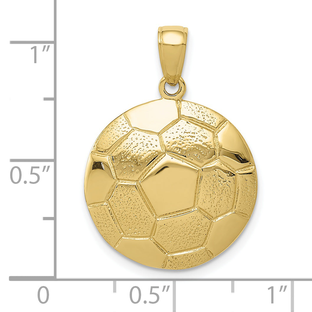 10k Soccer Ball Pendant