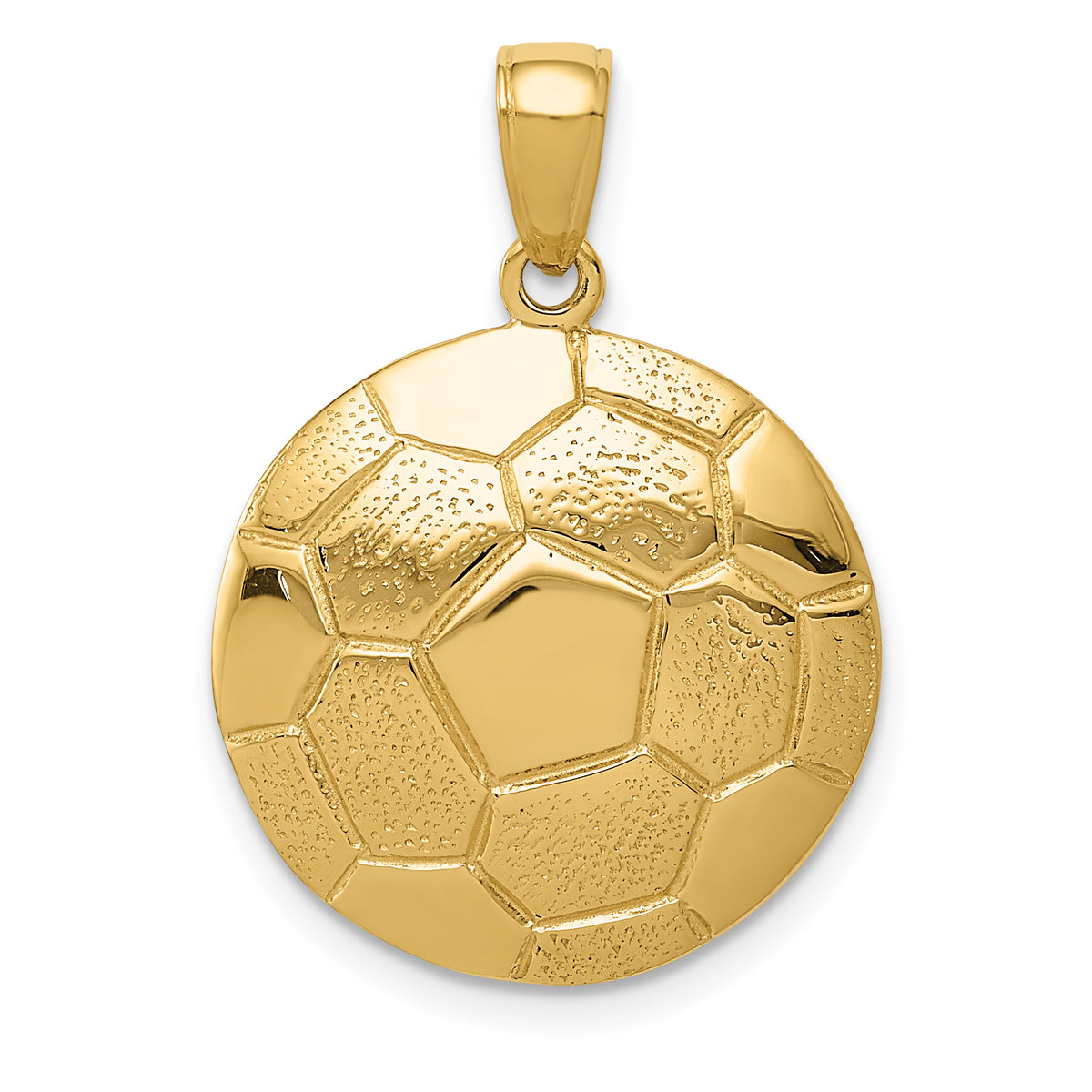 10k Soccer Ball Pendant