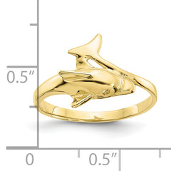 10k Dolphin Ring