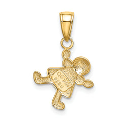 10k Little Girl Charm