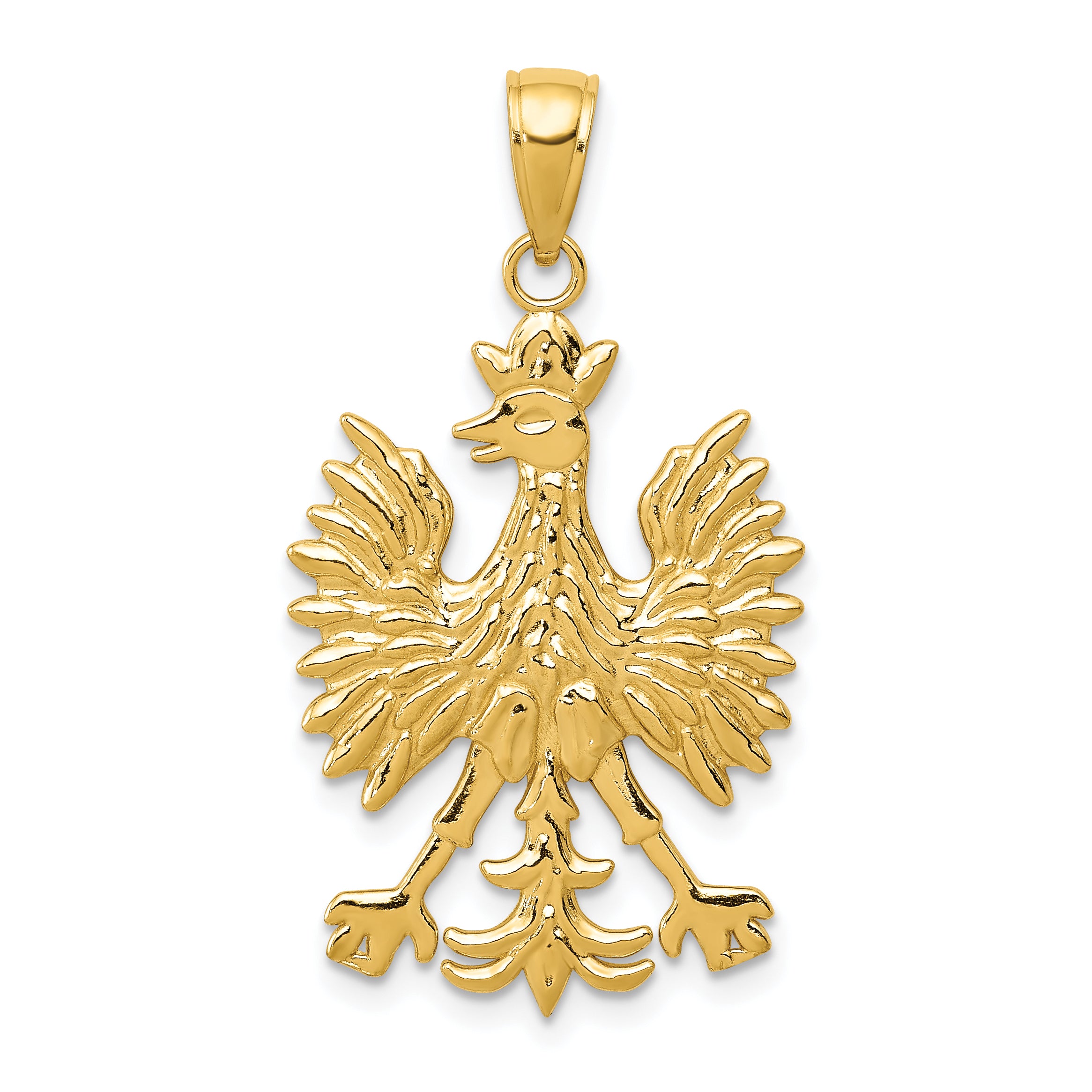 10K Phoenix Mythological Bird Charm