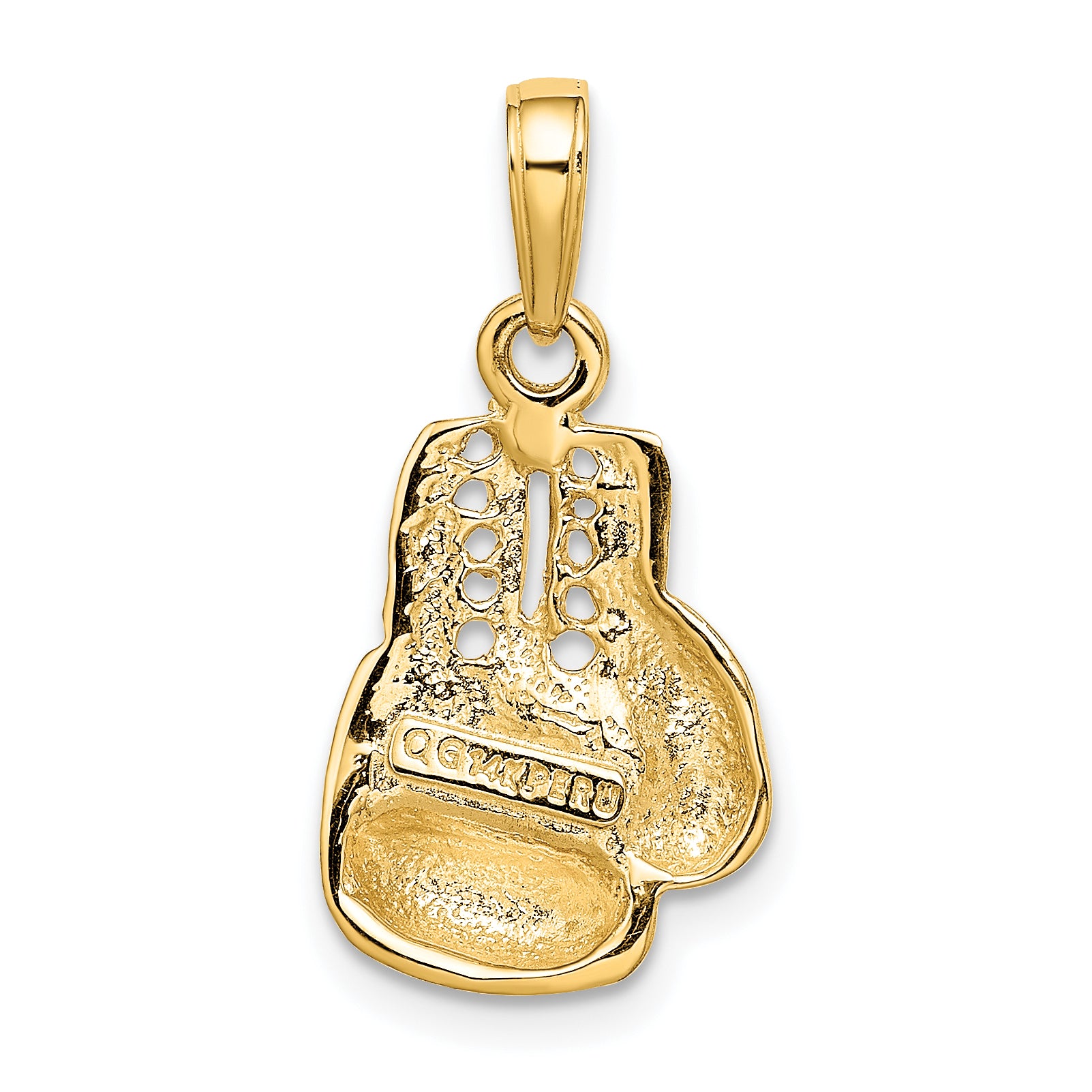 10K Lg Boxing Glove Charm