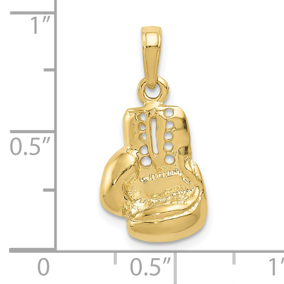 10K Lg Boxing Glove Charm