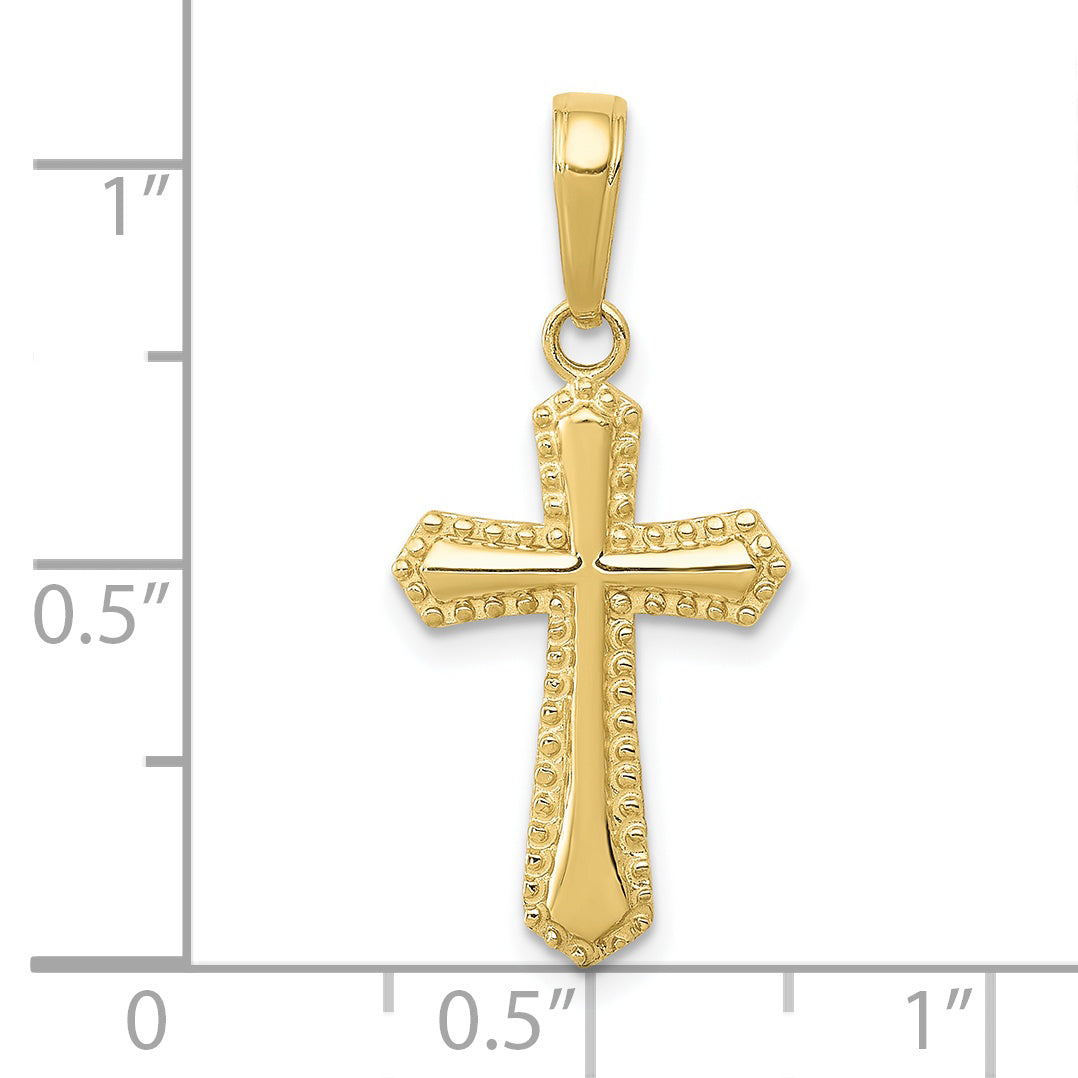 10k Cross Pendant