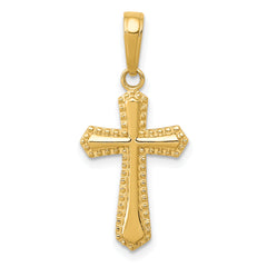 10k Cross Pendant