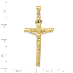 10k INRI Crucifix Pendant