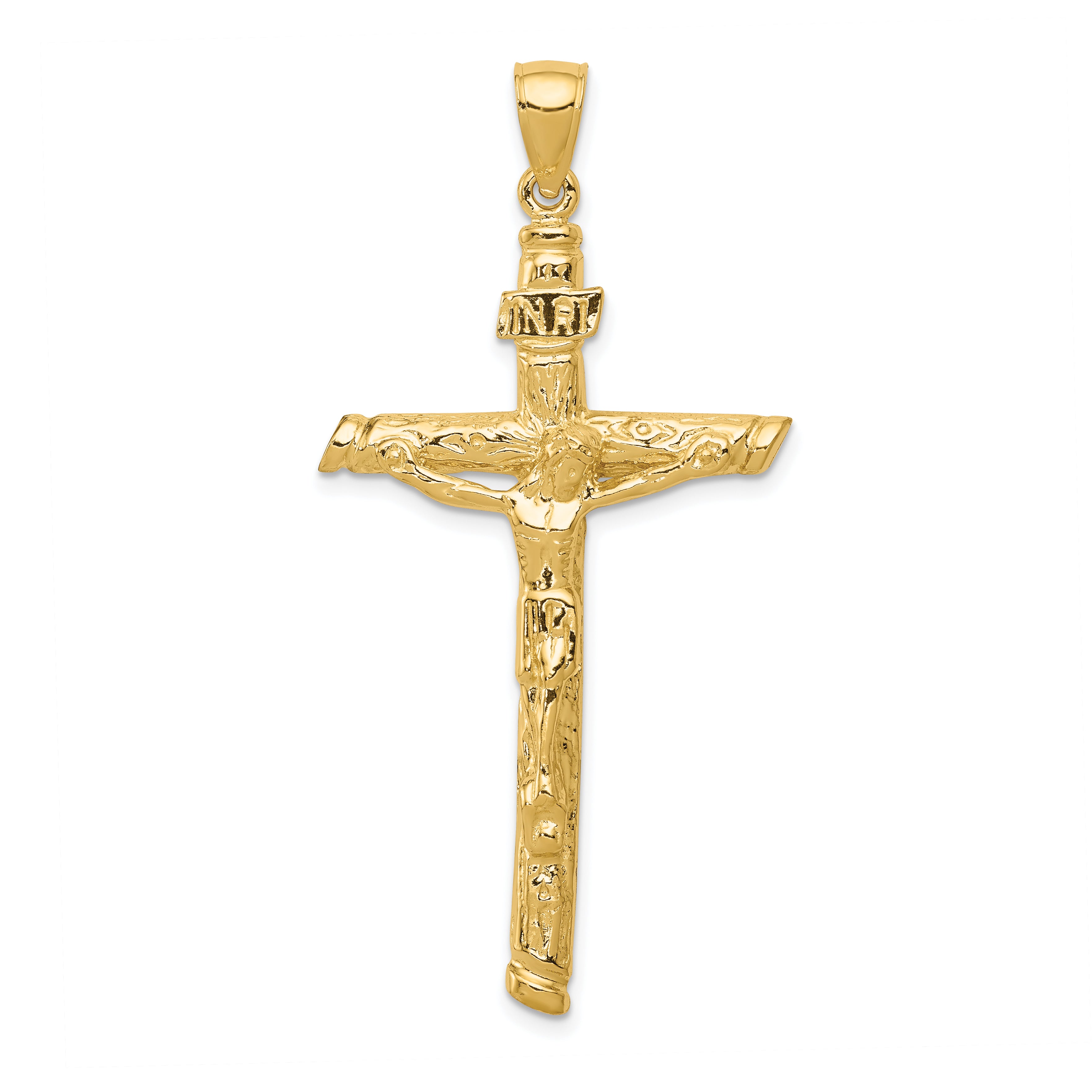 10k INRI Crucifix Pendant